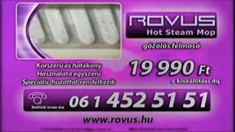 Top Shop | Rovus Hot Steam Mop gőzölős felmosó (2008)