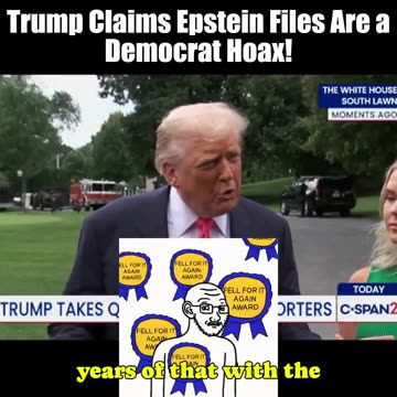 🔥WOW..!!!🔥 President Trump has reiterated his baseless claims the Epstein files are a hoax