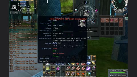 RF mighty +3 cape