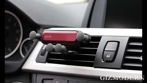 Gravity Air Vent Car Phone Mount With Auto Lock, Compatible For Most Phones & Vehicles