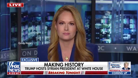 Syrian President Ahmad Al-Sharaa interview after WH meeting with POTUS