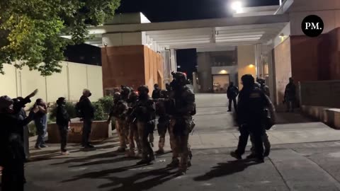 Federal agents use Trump voice to issue dispersal orders to protesters in Portland