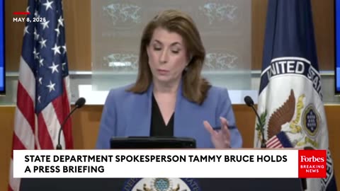 JUST IN: State Department Spokesperson Tammy Bruce Holds Briefing After American Elected Pope