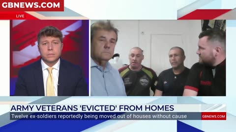 'We've not come over here in a boat. We've served our country and we're ..