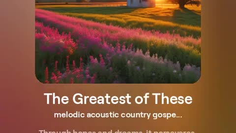 Country - The Greatest of These