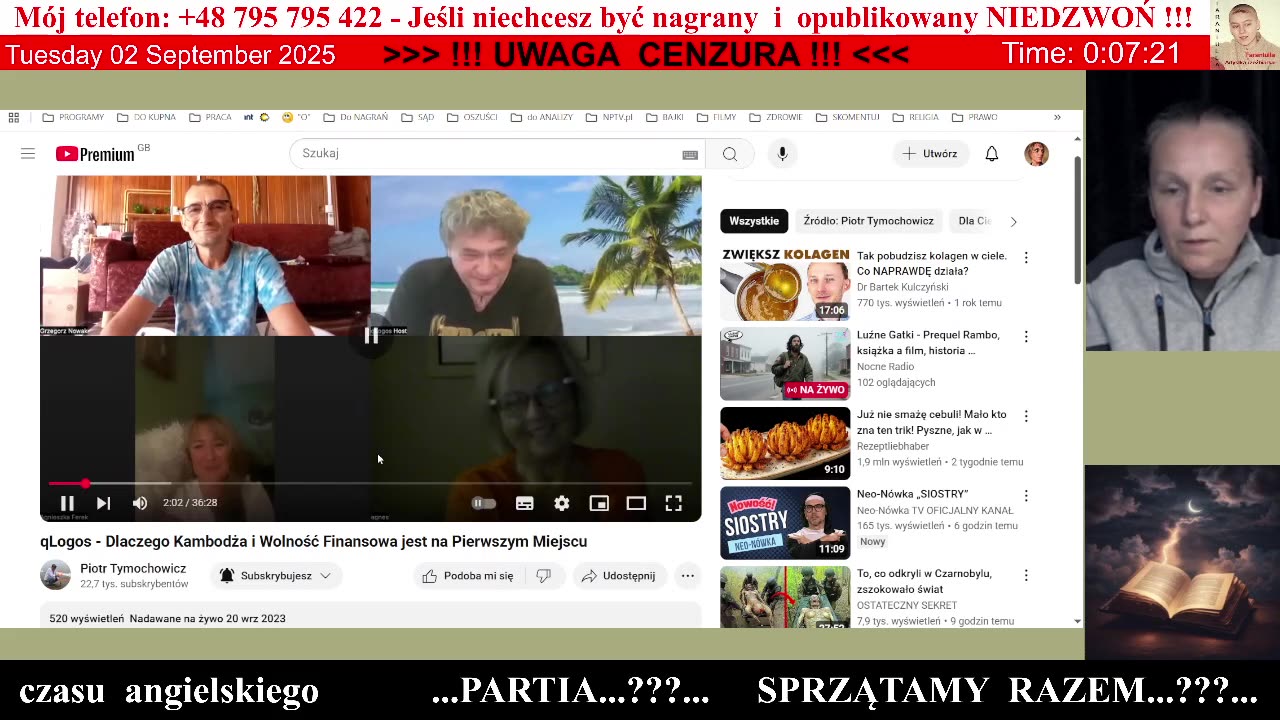 5116 - Piotr Tymochowicz - Lizustwo - Jak to się robi ??? 👮♀️ - 01.09.2025