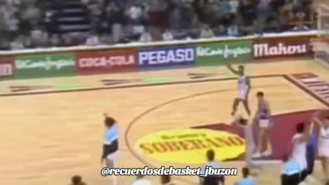 "Real Madrid 93-89 Yugoslavia" FINAL TORNEO NAVIDAD'86