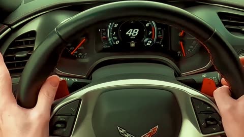Great view from the steering wheel
