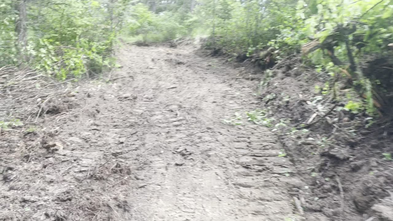 Road construction after real time