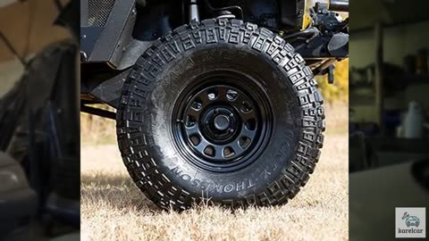 Rough Country Black Steel 15x8 | 5x4.5 | -19mm-RC158545 Wheel with Painted and