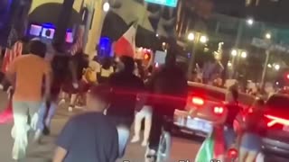 “NO KINGS” Rioters ATTACKED a driver in Riverside, CA, so the the driver drove through crowd