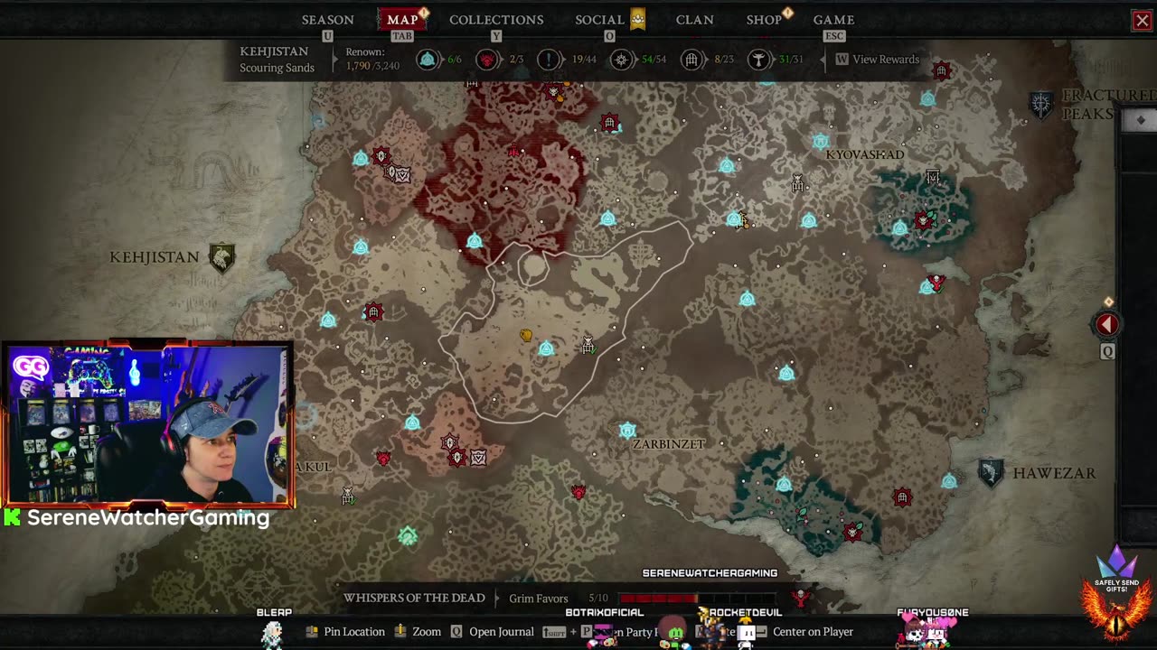 Friday Fighting Demons in #DiabloIV #SeasonofWitchcraft with Serene Firehawk