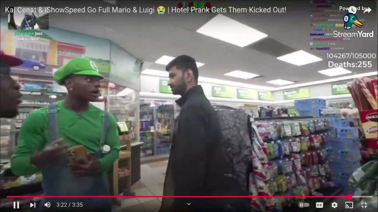 Kai Cenat & iShowSpeed Go Full Mario & Luigi 😭 | Hotel Prank Gets Them Kicked Out