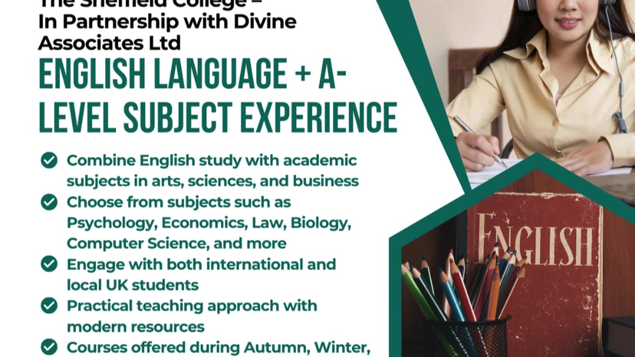 Achieve academic excellence in English and A-Levels through Divine Associates Ltd.