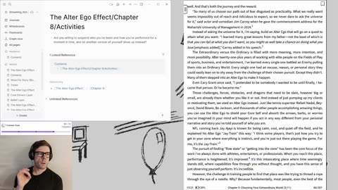 The brain rewiring continues