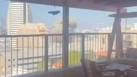 An Iranian missile stuck Haifa