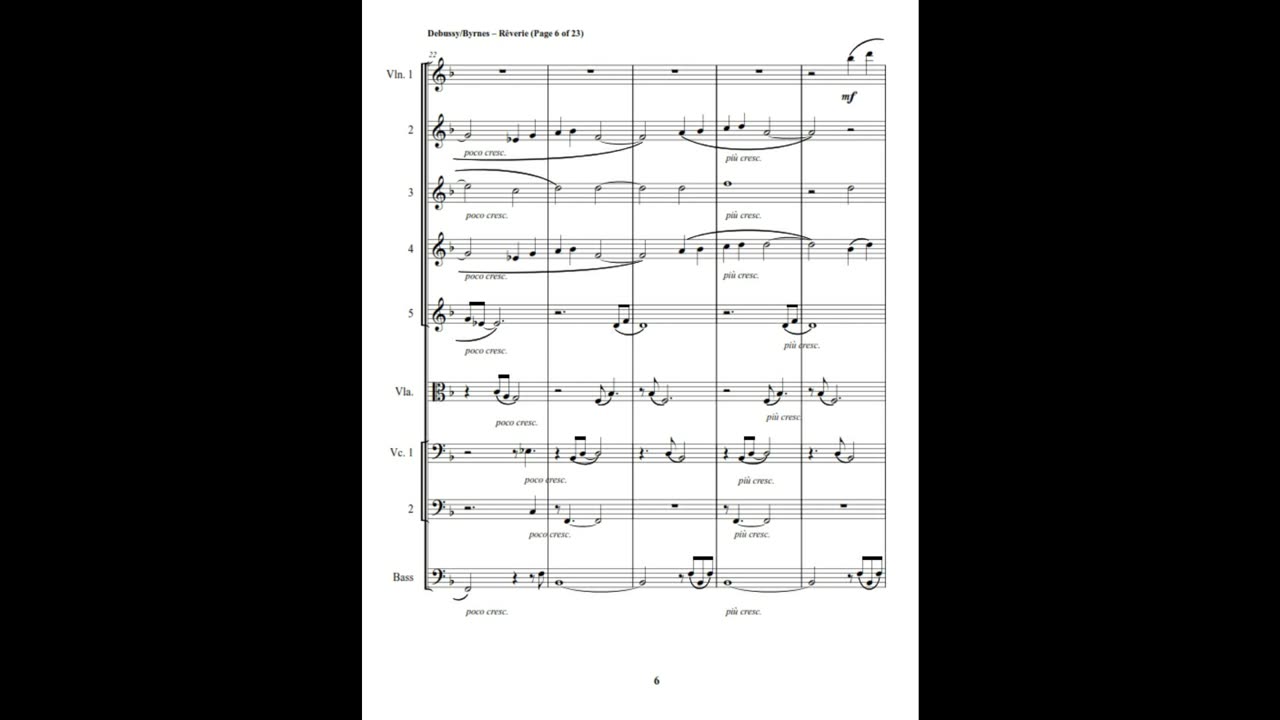 Claude Debussy – Rêverie (String Orchestra)