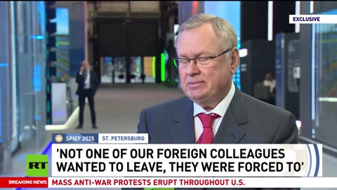 Redirecting interest to Ukraine is theft — VTB Bank Pres Andrey Kostin | SPIEF 2025
