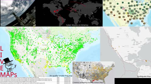 LIVE REAL-TIME Threat MAPS