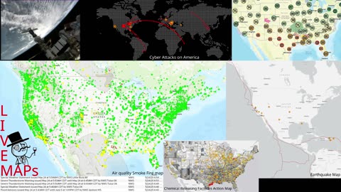 LIVE REAL-TIME Threat MAPS