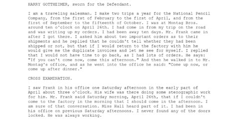 HARRY GOTTHEIMER, Sworn In For The Defendant, 70th To Testify