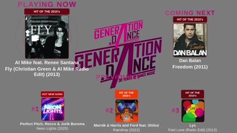 Generation Dance Radio - EDM, Dance, Eurodance, Trance, House, Hands up