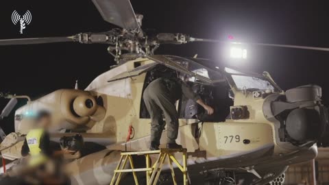 The IDF releases footage showing some of its overnight airstrikes against Hamas