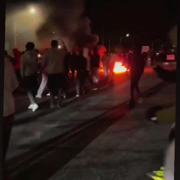 This woman was stuck in the middle of the La anti-ICE riots and screaming have babies in the