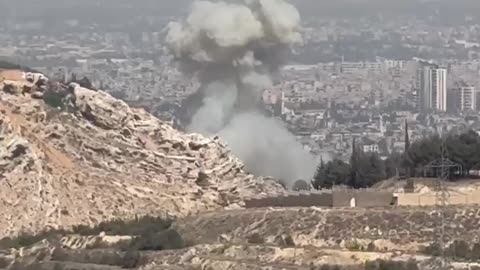 Smoke rises from Damascus Israel took off the gloves