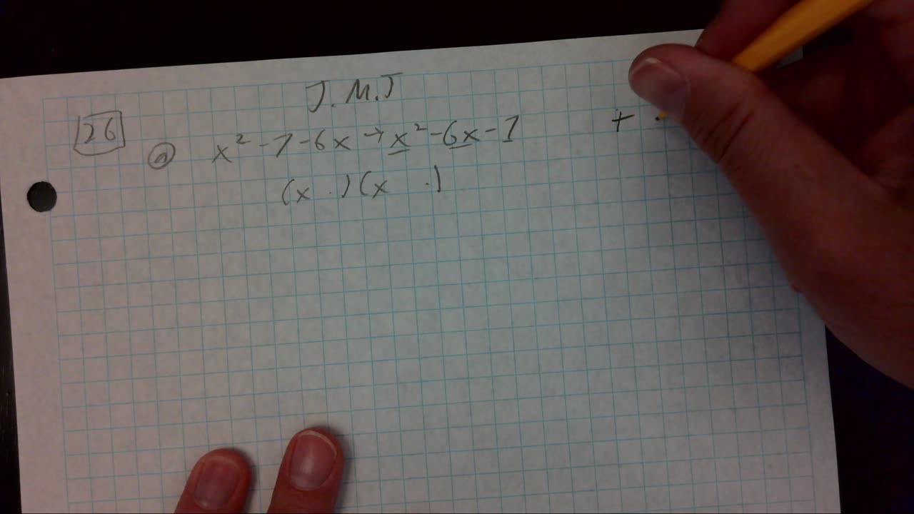 Saxon Algebra 2 Lesson 26 (a)
