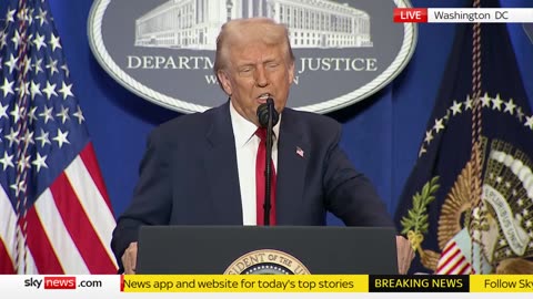 President Trump's Speech at the Department of Justice March 14th, 2025