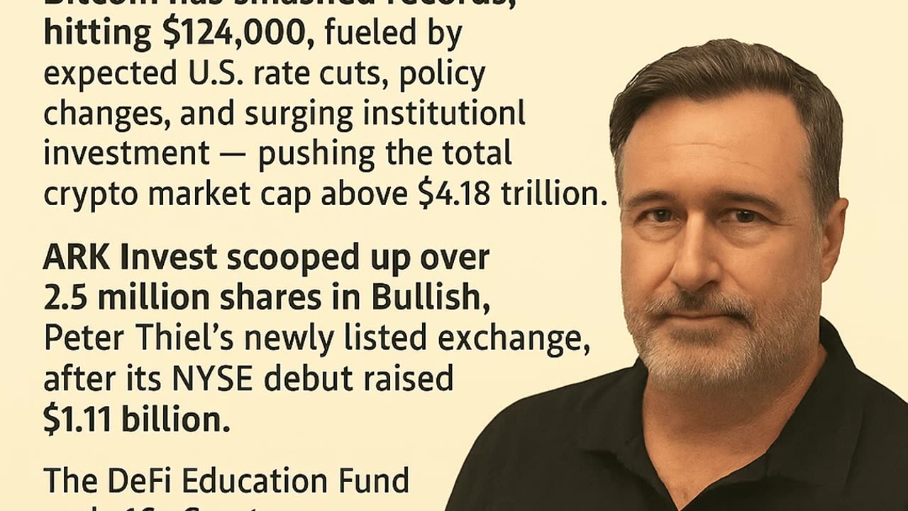 Bitcoin has smashed records, hitting $124,000, 1 Minute Crypto News
