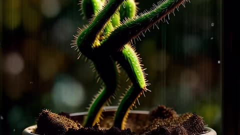 Amazing cactus dance