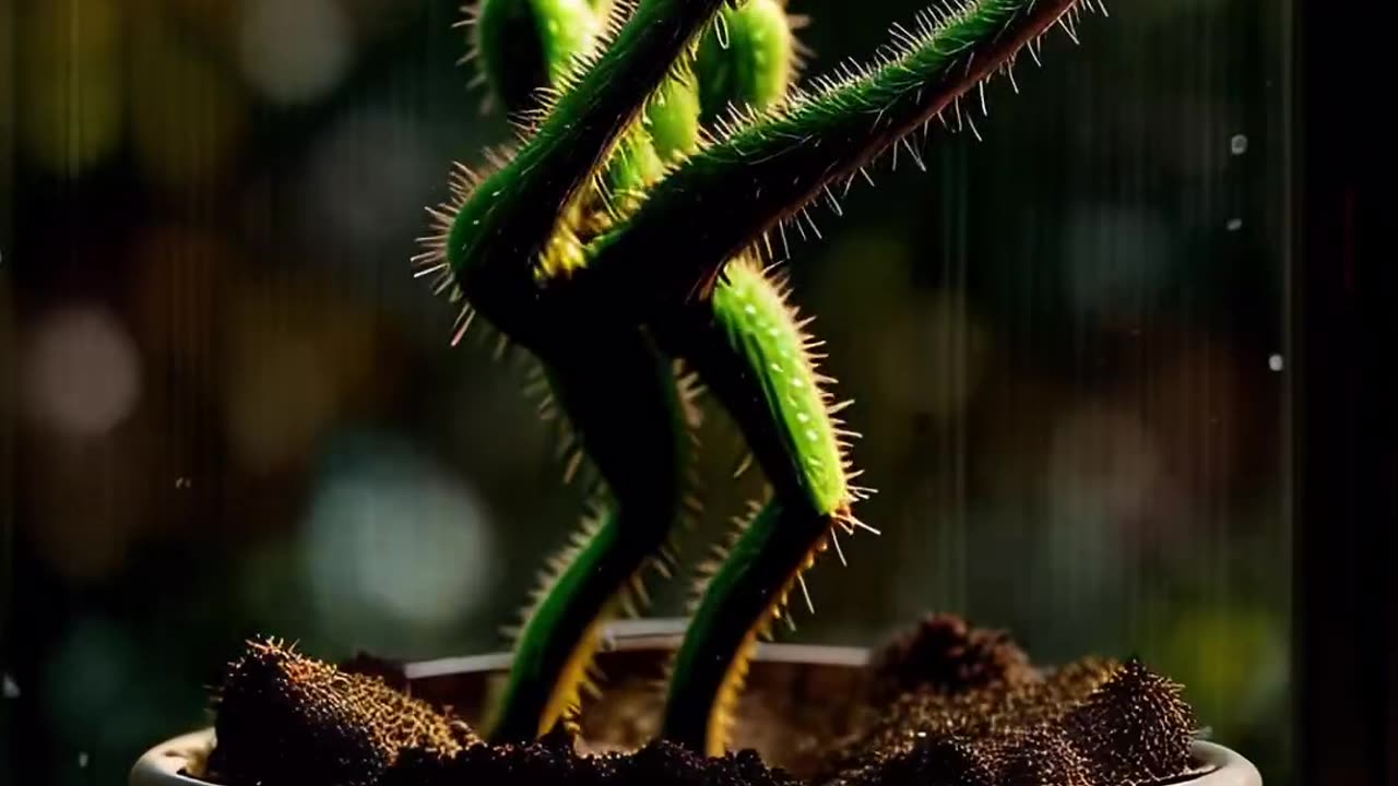 Amazing cactus dance