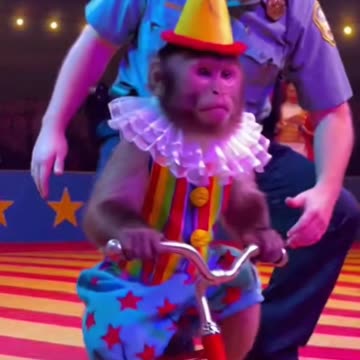 Clown Monkey Cycling Mayhem