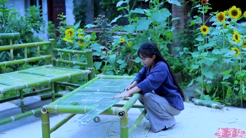 Using bamboo to make some sophisticated old furniture——Bamboo Sofa