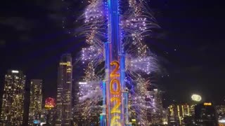 NEW YEAR 2026: Dubai's Burj Khalifa lights up with stunning fireworks