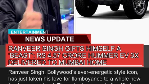 Ranveer Singh Gifts Himself a Beast Rs Cro