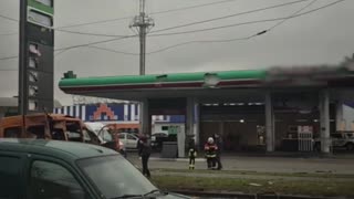 The aftermath of the strike in Sumy, - Suspilne. Among 12 injured are a retired couple,