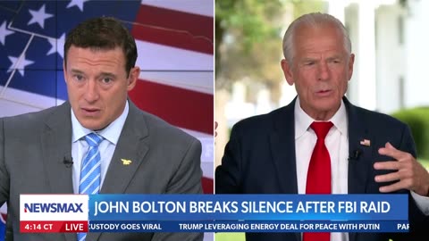 "Dr. Strangelove with a mustache": Peter Navarro slams "toxic" John Bolton.