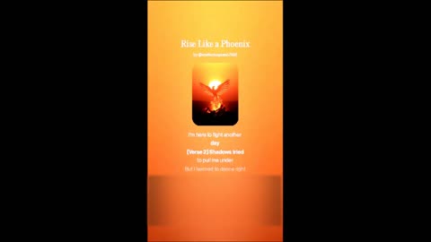 Rise Like a Phoenix V2 (ققنوس وار برخیز)