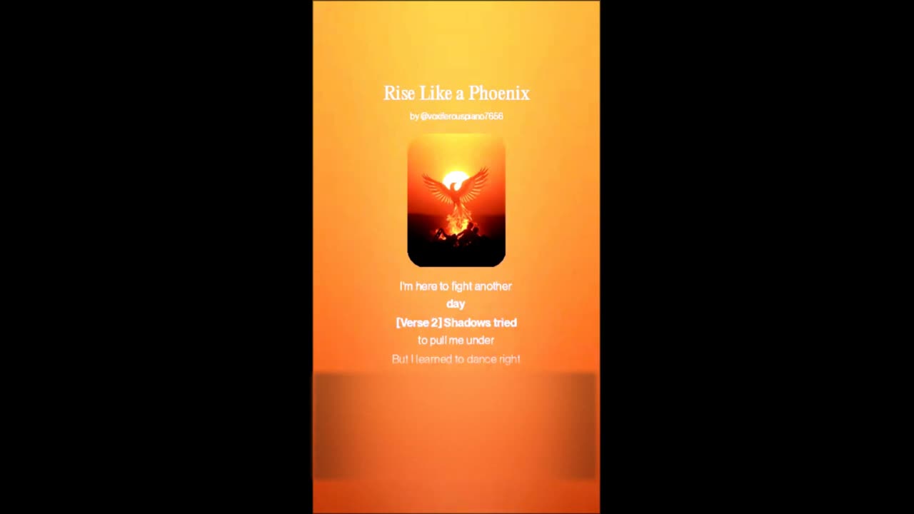Rise Like a Phoenix V2 (ققنوس وار برخیز)