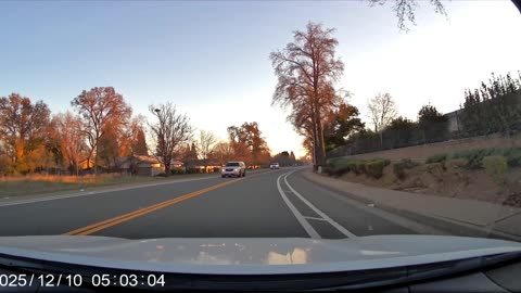 Dash Cam Video Driving Around Redding CA 12/10/2025