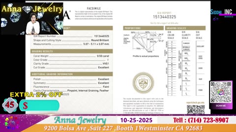 Anna Jewelry 10-25-2025 | 10% OFF | Nu Trang Cao Cap Phuoc Loc Tho #annajewelry#welivecali