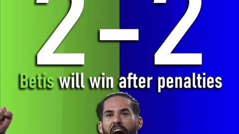 Real Betis vs Chelsea : Conference League Score Predictor - hit pause or screenshot