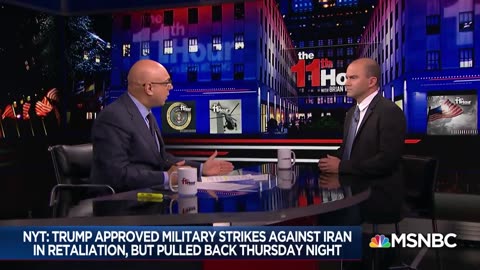 NYT: Trump Approved Strikes On Iran But Pulled Back From Launching Them The 11th Hour MSNBC