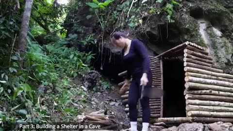 50 Days Surviving in the Forest 🌲 | Survival Guide of an 18-Year-Old Girl with Home Tools