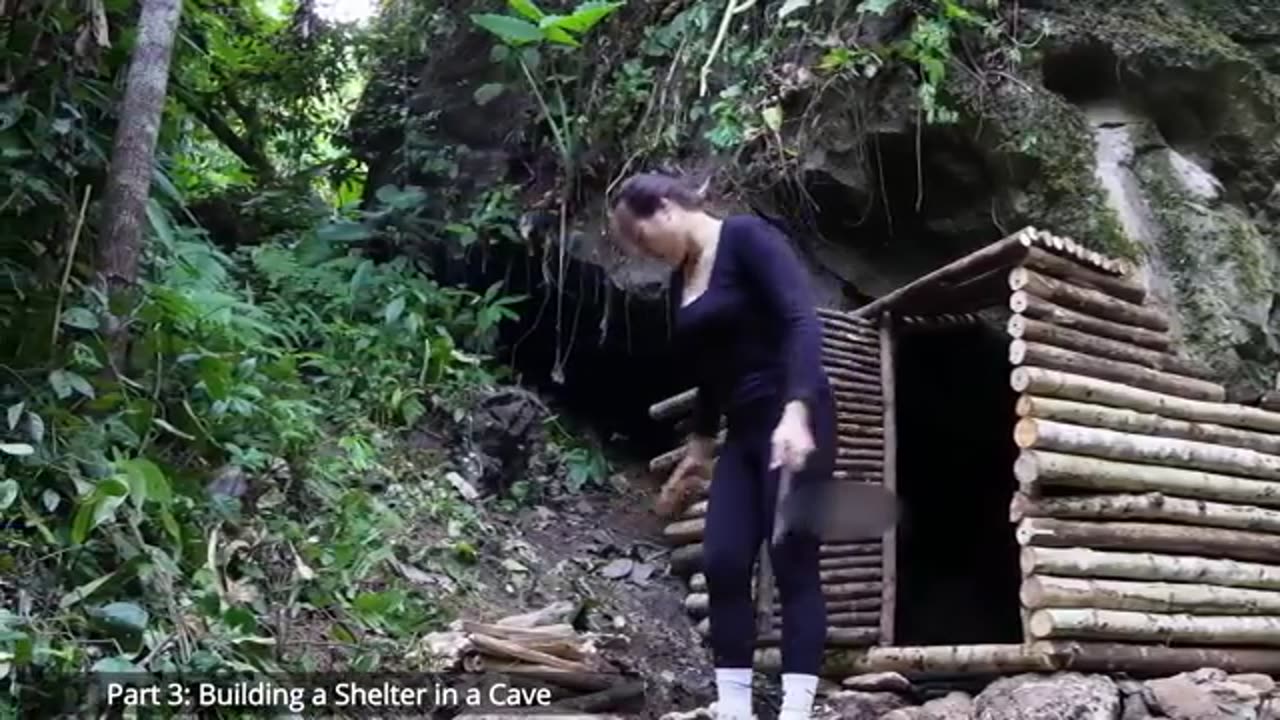50 Days Surviving in the Forest 🌲 | Survival Guide of an 18-Year-Old Girl with Home Tools