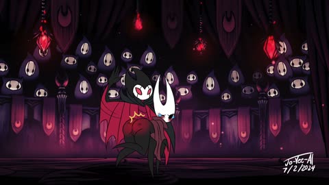 Hollow Knight - Grimm Spanks Hornet by Jo-Vee-A and Aug16