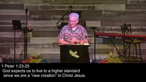 Choosing holiness | 1st Peter 1 part 2 | 5/4/25